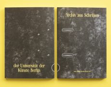 Archiv aus Schriften der Universität der Künste Berlin